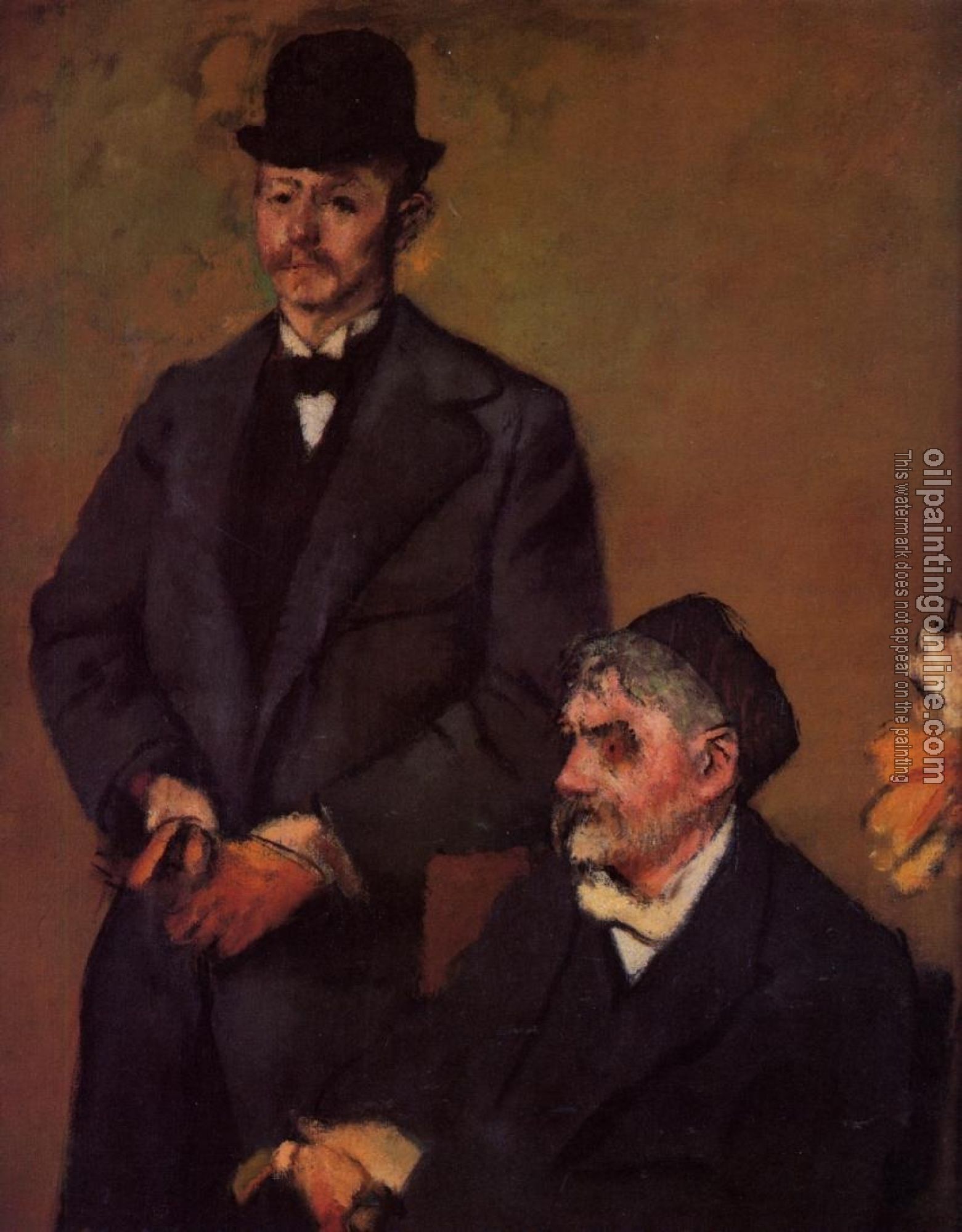 Degas, Edgar - Henri Rouart and His Son Alexis